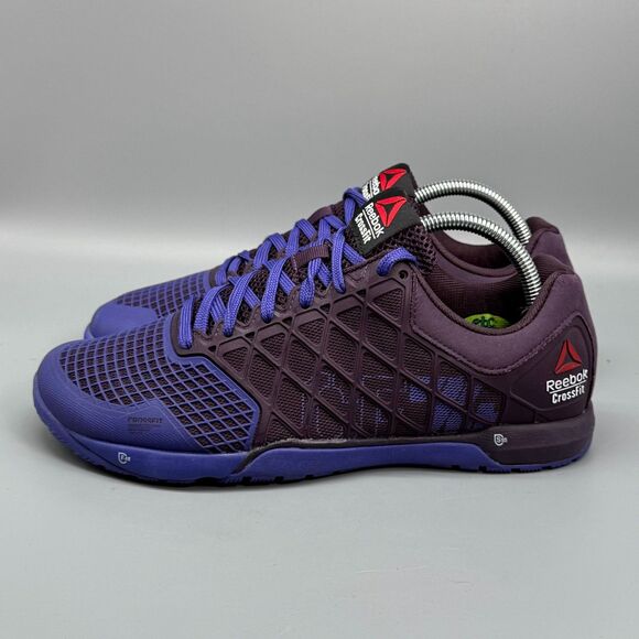 Reebok CrossFit Nano 4.0 Womens 10 Purple Blue Athletic Running Sneakers Low Top - Picture 4 of 9
